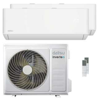 condizionatore daitsu artic tp-4 dual split 18000+18000 btu inverter a++ wifi unità esterna 7.9 kw 