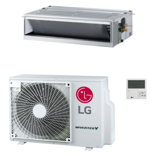 condizionatore lg canalizzabile um compact 30000 btu r32 inverter a+/a - alta prevalenza