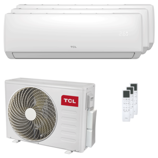 condizionatore tcl elite f2 trial split 9000+9000+9000 btu inverter a++ wifi unità esterna 7.9 kw 