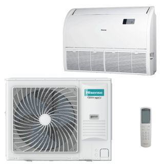 condizionatore hisense pavimento/soffitto auv 36000 btu r32 inverter a++