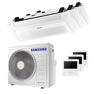 condizionatore samsung cassetta windfree 1 via trial split 9000+12000+12000 btu inverter a++ unità esterna 6,8 kw