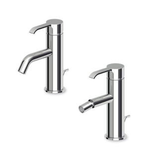 set miscelatori lavabo e bidet zucchetti sup monocomando 