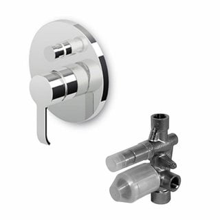 set miscelatore vasca-doccia zucchetti sup + corpo incasso r99684