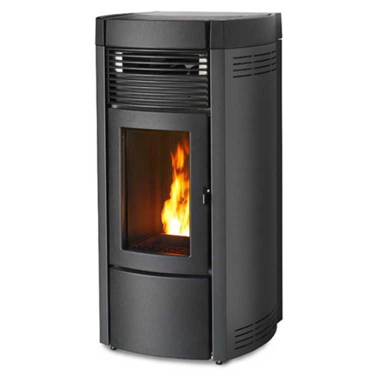 Stufa a pellet MCZ Musa Comfort air 14 m1 dark 13,8 kW ad ...