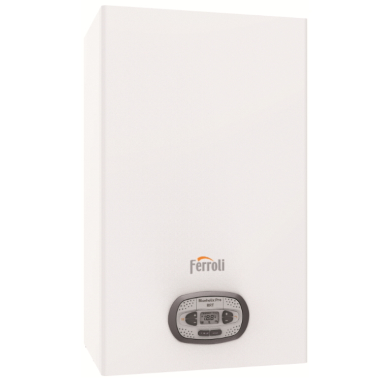 caldaia ferroli bluehelix pro rrt 28 c a condensazione camera stagna 24 kw metano e gpl