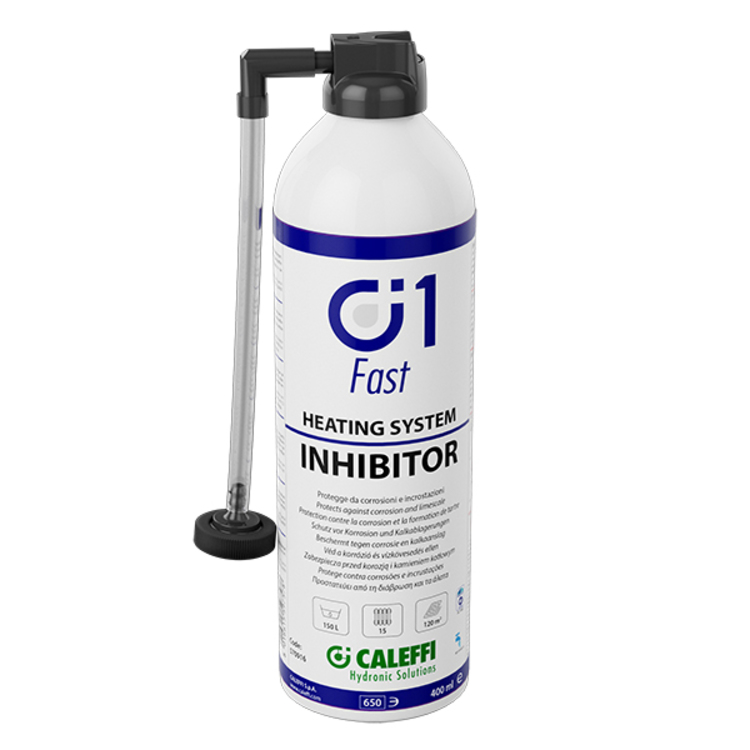 protettore anti corrosione per impianti di riscaldamento e raffrescamento caleffi c1 fast inhibitor