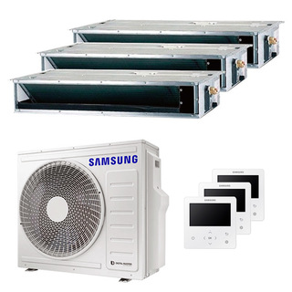 320x320 condizionatore samsung canalizzabile trial split 12000 plus 12000 plus 12000 btu inverter a plus plus unita esterna 8 kw ue