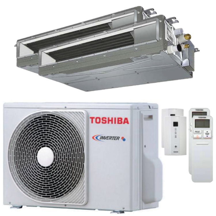 Condizionatore Toshiba Canalizzabile U Dual Split Btu