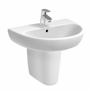 320x320 semicolonna per lavabo pozzi ginori selnova pro bianco lucido