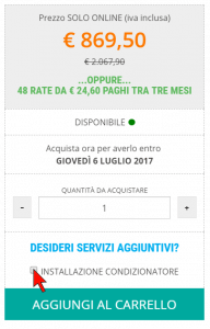 scheda prodotto selezione servizio installazione 192x300
