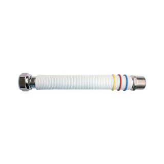tubo flessibile estensibile 1/2" x 1/2" m/f acciaio rivestito per acqua e gas