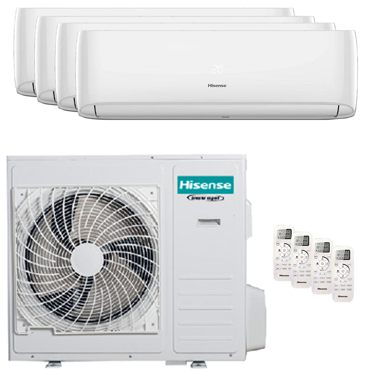 Condizionatore Hisense Hi Comfort Quadri Split 900090001200012000 Btu Inverter A Wifi Unità 3884